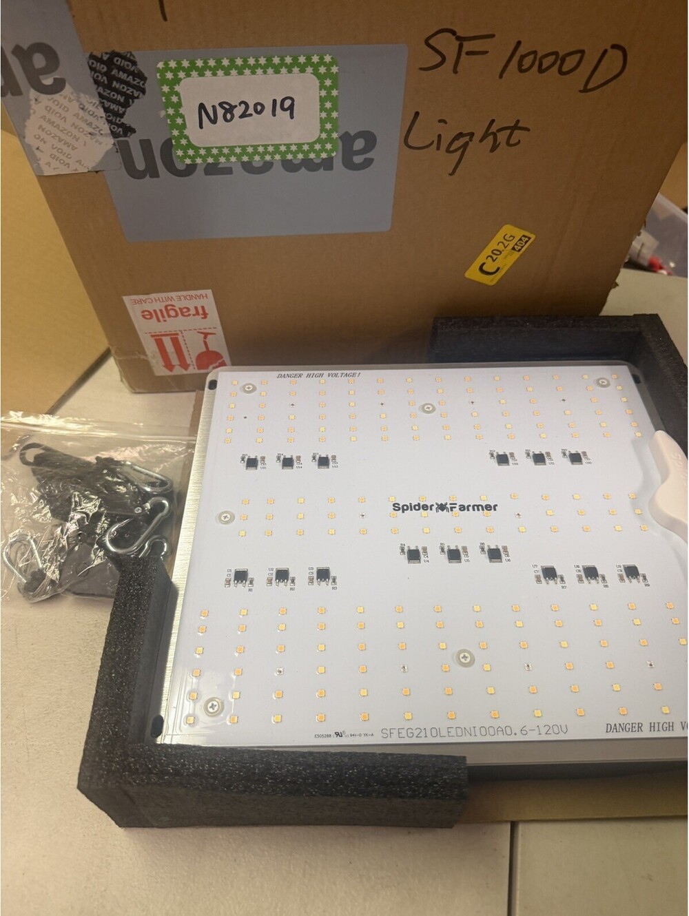 Spider Farmer SF-1000D LED Grow Light 100W Full Spectrum Indoor Plants